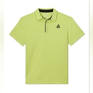 NWT Men's Reebok SS Performance Polo Shirt Classic Fit Color: Sharp Green Size M